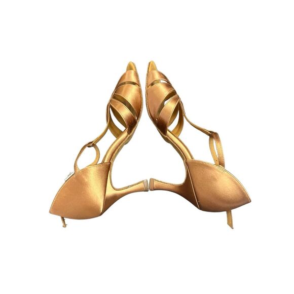 Supa Dance Dark Tan Sateen Leather designed - Picture 5 of 11